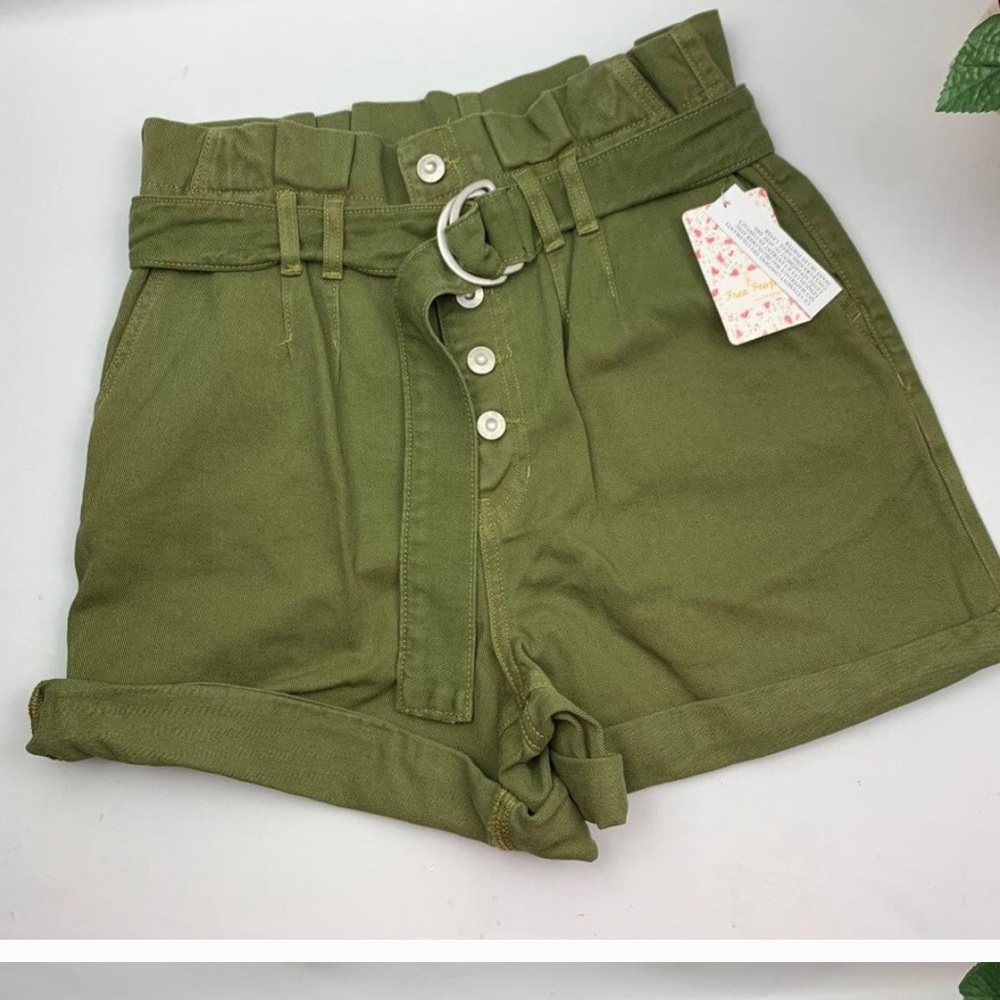 FREE PEOPLE green Sage shorts - Picture 6 of 11
